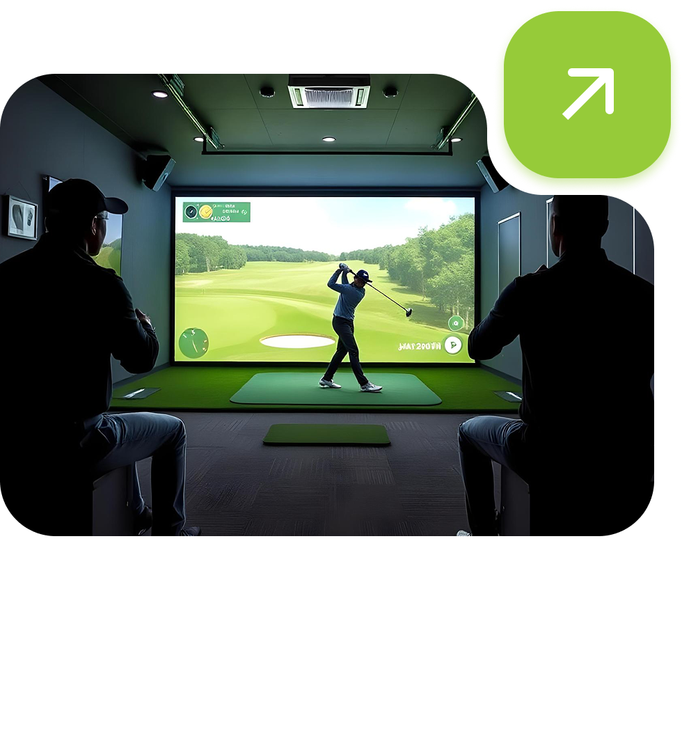 Private event at Back Nine golf simulators